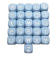 Silikonbuchstaben blau